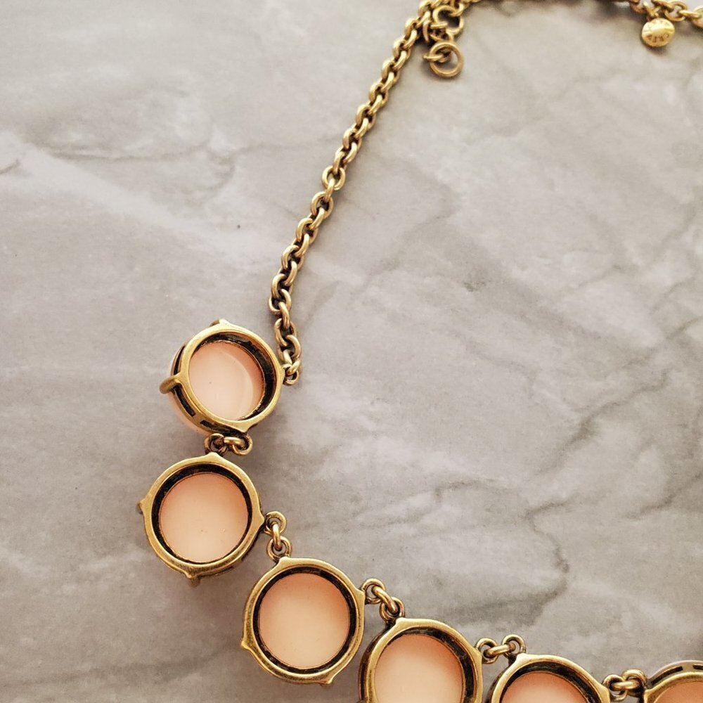 💕 J.Crew Light Blush Pink Enamal Dot Bubble Necklace 💕 - Picture 13 of 14